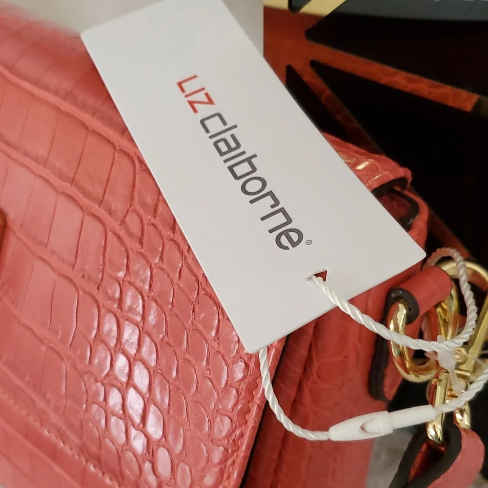 Liz Claiborne Keates Flap Shoulder Bag New w Tag